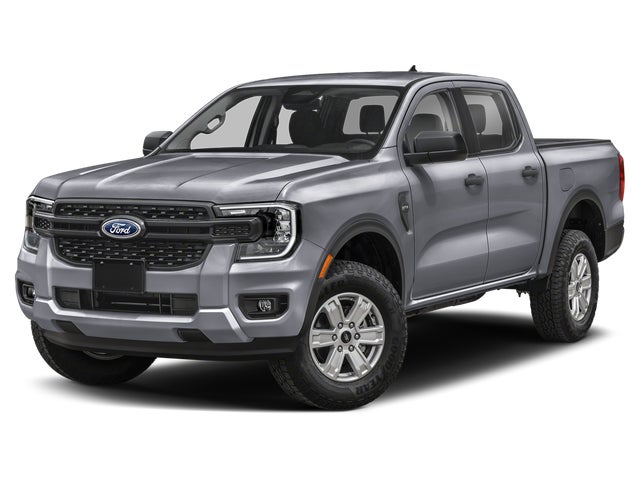 Blue Metallic 2026 Ford Ranger XL SuperCrew 4WD Pickup Truck Four-Wheel Drive Automatic