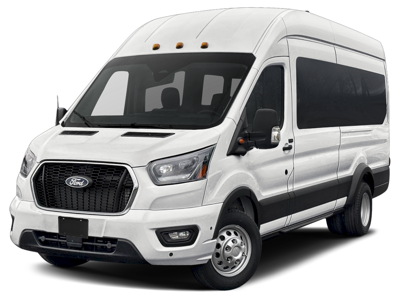 Gray 2026 Ford Transit Passenger Van Rear-Wheel Drive 