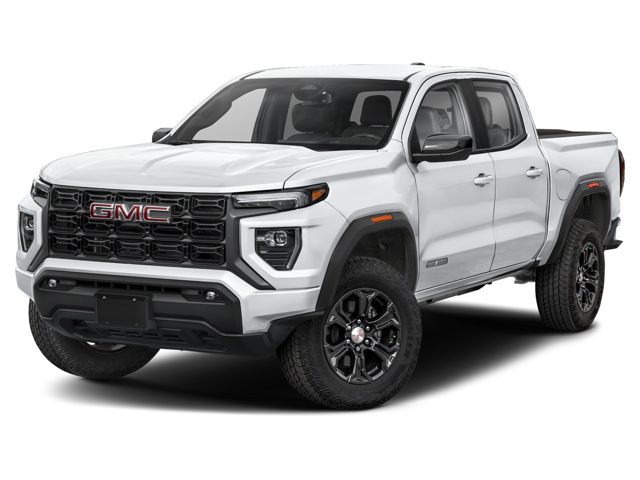 Summit White 2026 GMC Canyon Elevation Crew Cab 4WD Pickup Truck Four-Wheel Drive Automatic