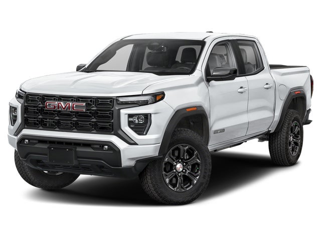 Summit White 2026 GMC Canyon Elevation Crew Cab 4WD Pickup Truck Four-Wheel Drive Automatic