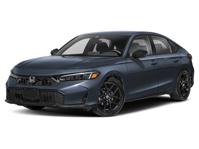 Meteorite Gray Metallic 2026 Honda Civic Hatchback Hatchback Front-Wheel Drive Continuously Variable Transmission