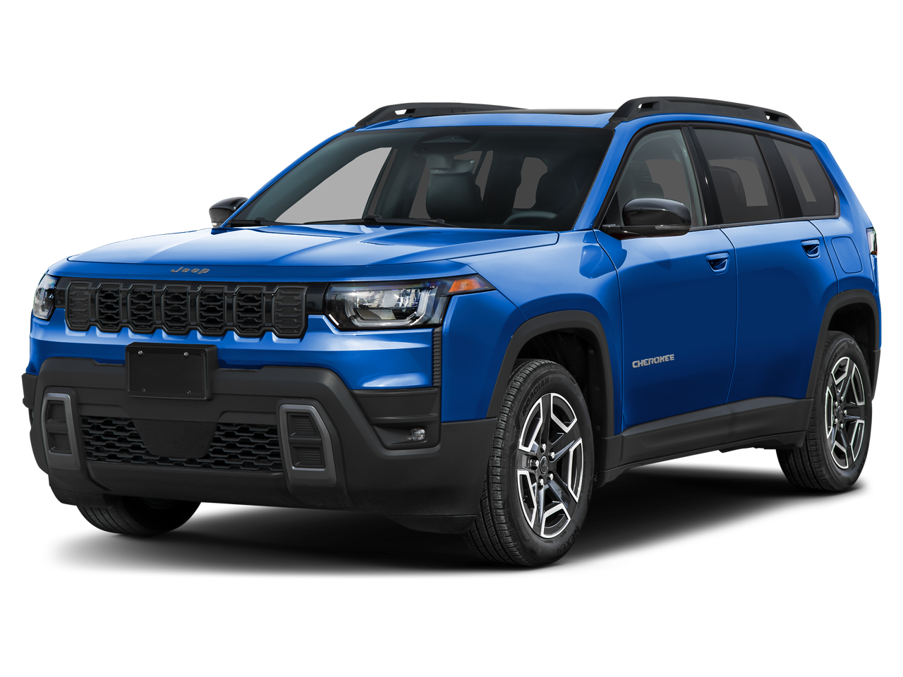 New 2026 Hydro Blue Pearl-Coat Exterior Paint Jeep CHEROKEE OVERLAND 4X4 image 3
