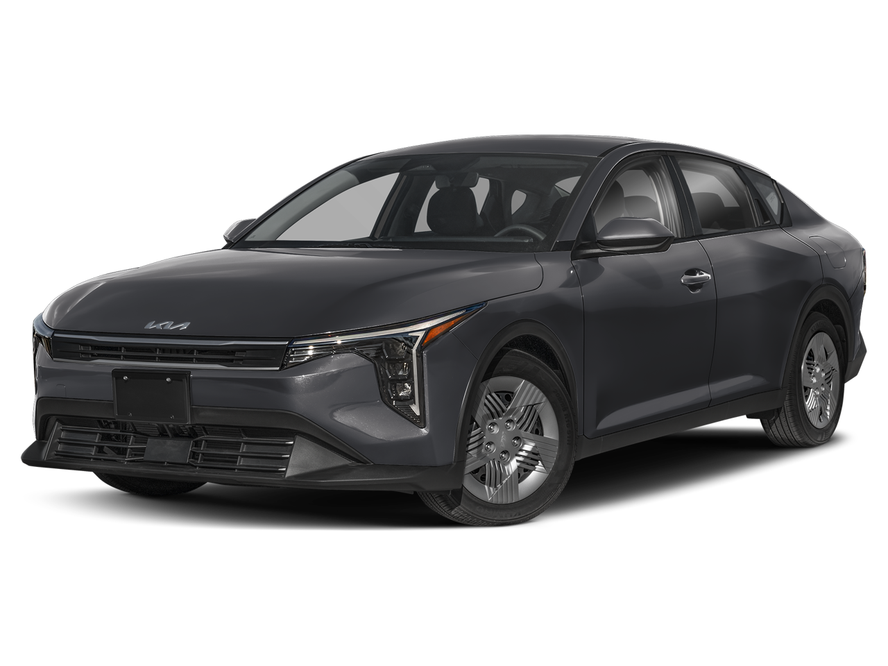 Interstellar Gray 2026 Kia K4 Sedan Front-Wheel Drive Continuously Variable Transmission