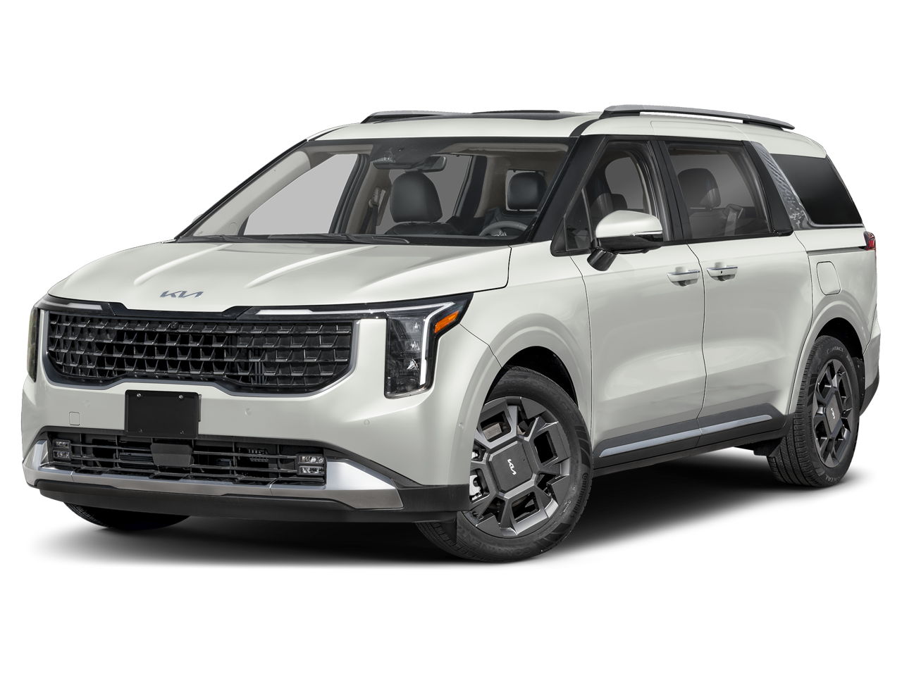 White (Ivory Silver) 2026 Kia Carnival Hybrid SX FWD Minivan Front-Wheel Drive 6-Speed Automatic
