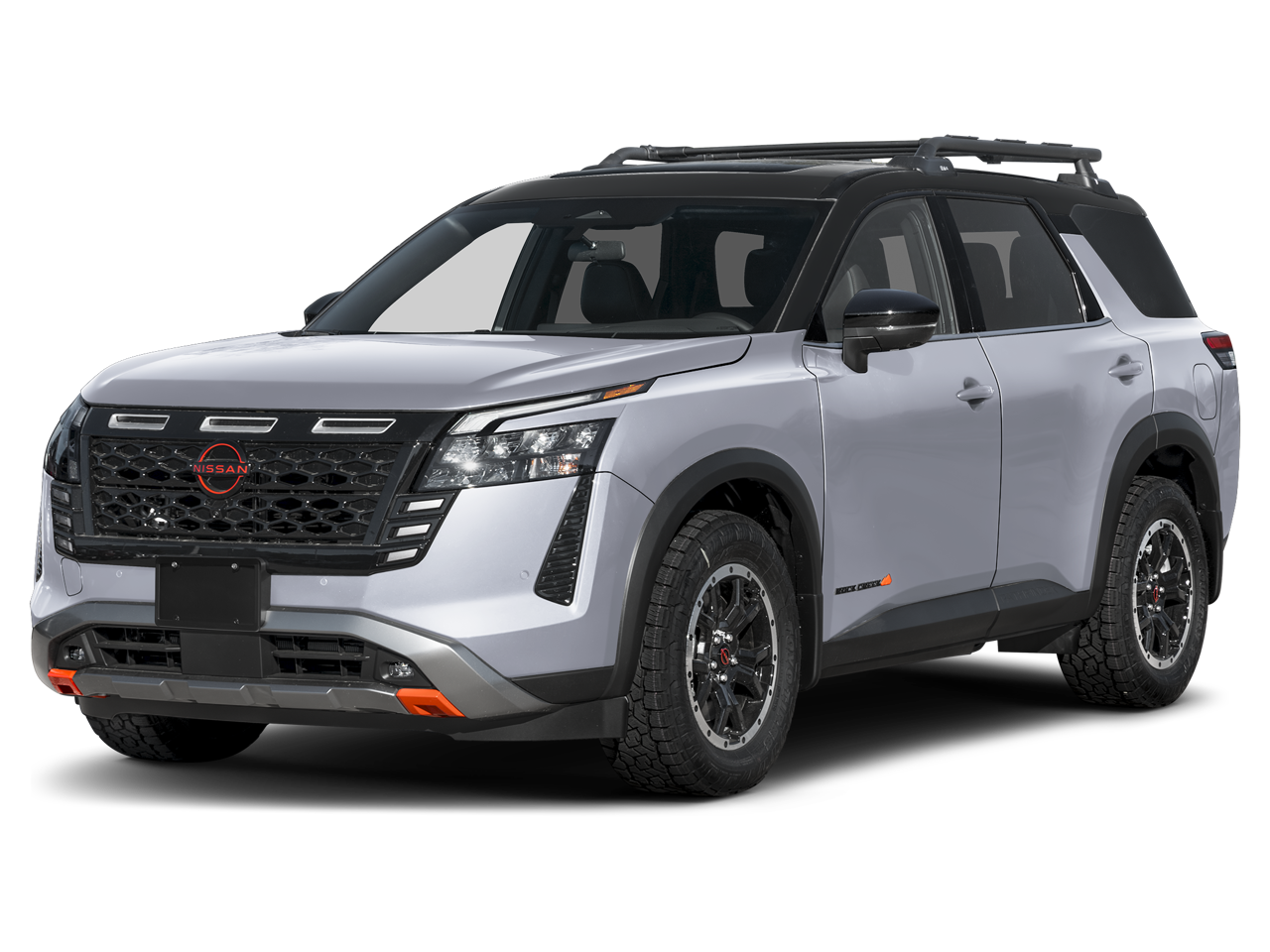 Boulder Gray Pearl/Super Black 2026 Nissan Pathfinder Rock Creek 4WD SUV / Crossover All-Wheel Drive Automatic