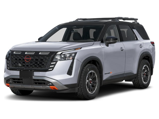 Boulder Gray Pearl/Super Black 2026 Nissan Pathfinder Rock Creek 4WD SUV / Crossover All-Wheel Drive Automatic
