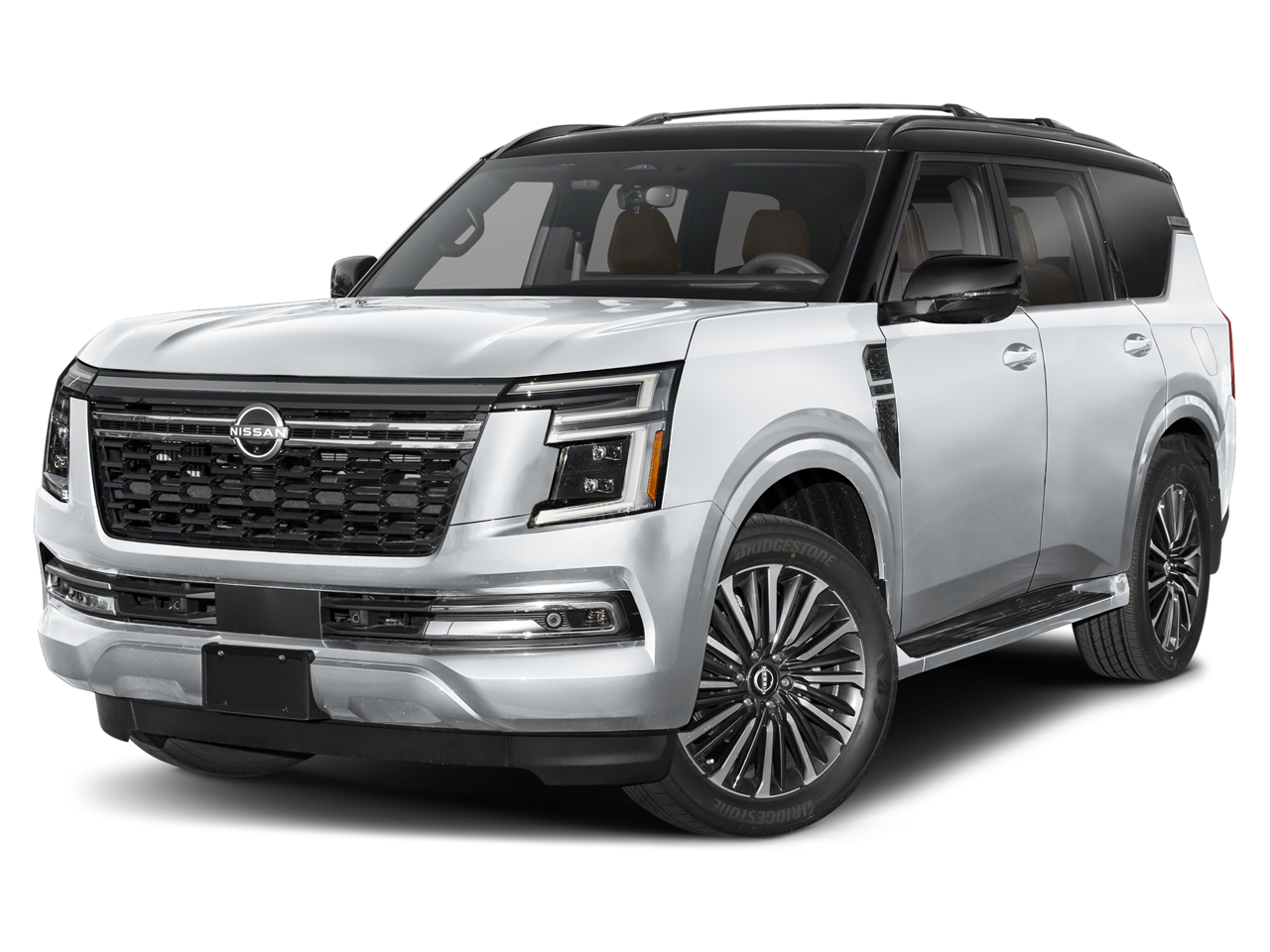 Everest White Pearl Tricoat/Super Black 2026 Nissan Armada SUV / Crossover Four-Wheel Drive Automatic