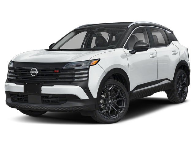 Aspen White/Super Black 2026 Nissan Kicks SR AWD SUV / Crossover All-Wheel Drive Continuously Variable Transmission