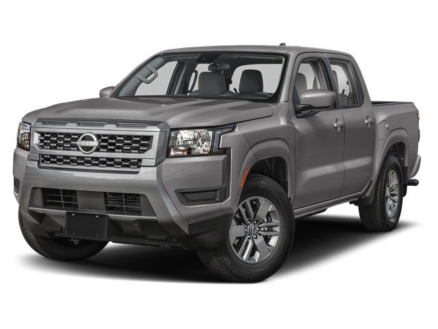 Gray (Gun Metallic) 2026 Nissan Frontier SV Crew Cab 4WD Pickup Truck Four-Wheel Drive 9-Speed Automatic Overdrive