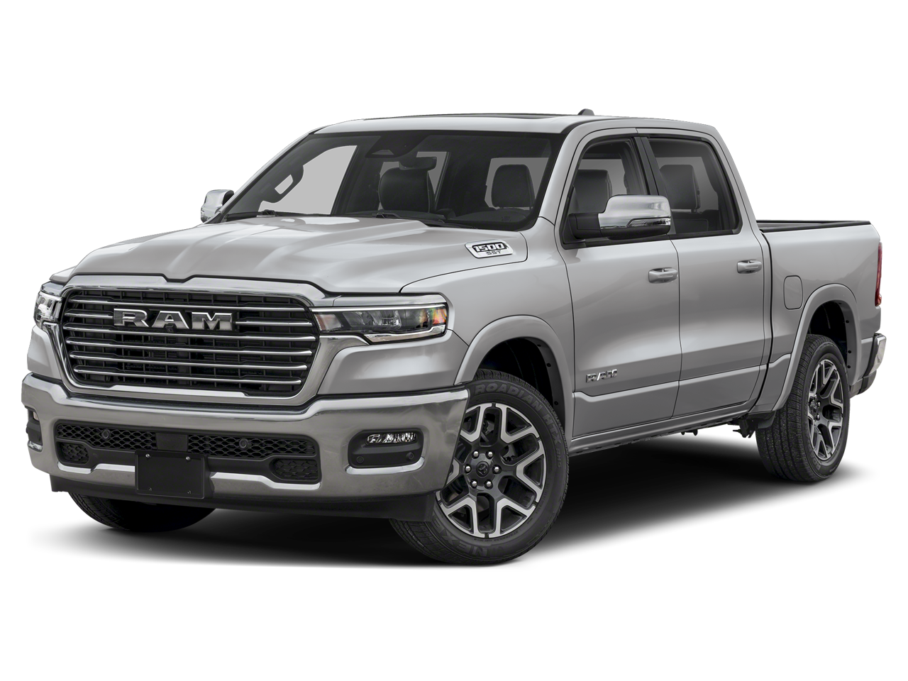 2026 Ram 1500 Laramie shown in front left view at Manahawkin Chrysler Dodge Jeep Ram