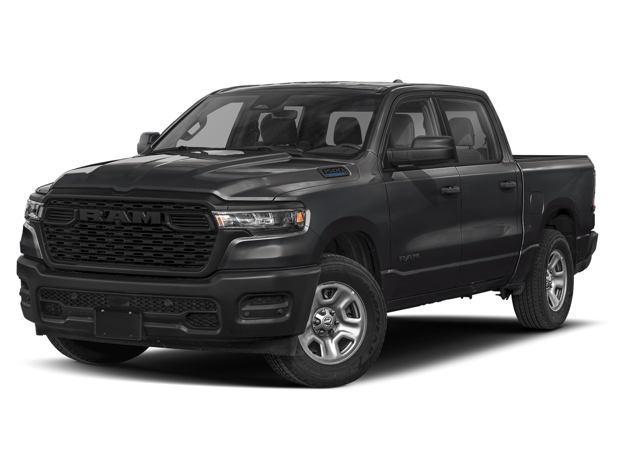 New 2026 Diamond Black Crystal Pearl-Coat Exterior Paint RAM RAM 1500 EXPRESS CREW CAB 4X4 5
