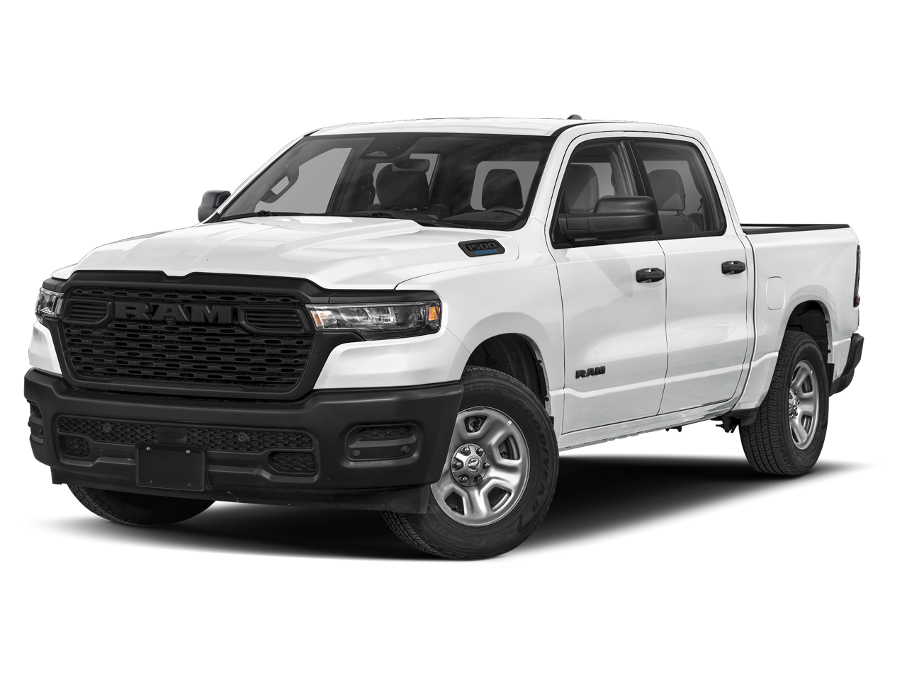 New 2026 Bright White Clear-Coat Exterior Paint RAM RAM 1500 TRADESMAN CREW CAB 4X4 6