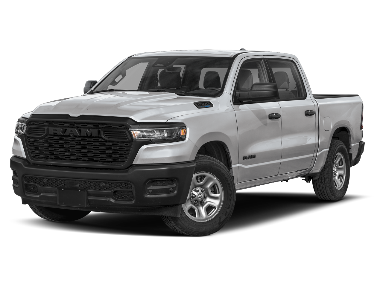New 2026 Silver Zynith Exterior Paint RAM RAM 1500 EXPRESS CREW CAB 4X4 5