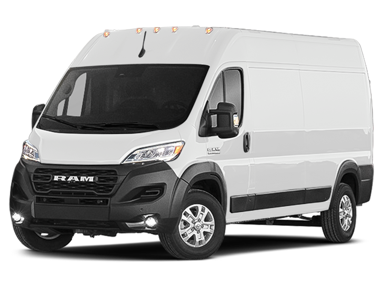 New 2026 Bright White Clear-Coat Exterior Paint RAM RAM PROMASTER 3500 TRADESMAN CARGO VAN HIGH ROOF 159