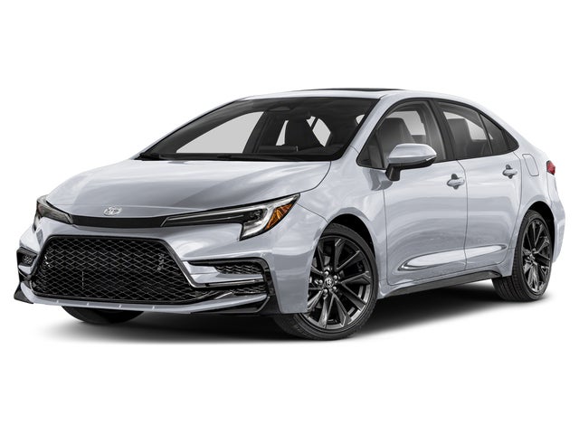 Classic Silver Metallic 2026 Toyota Corolla XSE FWD Sedan Front-Wheel Drive Continuously Variable Transmission