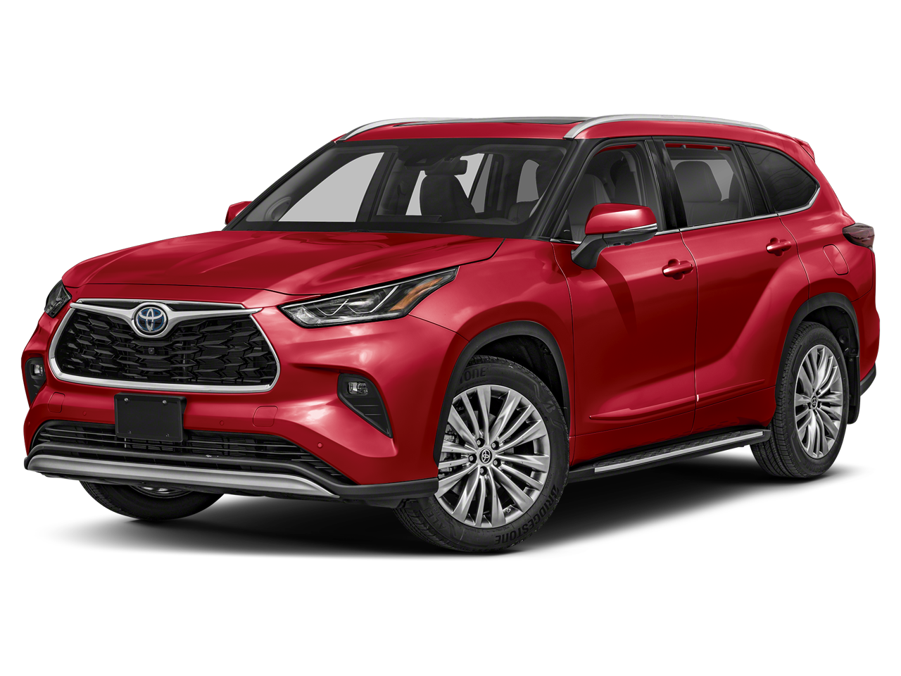 Red (Ruby Flare Pearl [Extra_Cost_Color]) 2026 Toyota Highlander Hybrid Platinum AWD SUV / Crossover All-Wheel Drive Continuously Variable Transmission