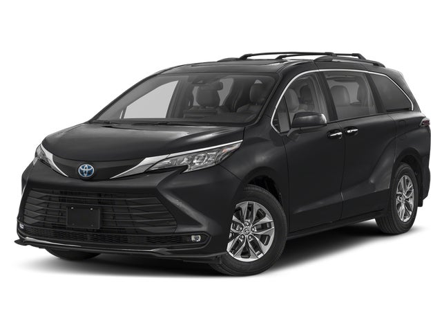 Midnight Black Metallic 2026 Toyota Sienna Minivan All-Wheel Drive Continuously Variable Transmission