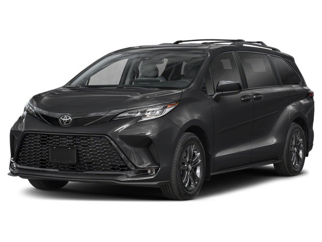Midnight Black Metallic 2026 Toyota Sienna Minivan All-Wheel Drive Continuously Variable Transmission