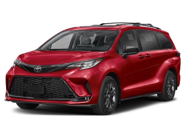 Red (Ruby Flare Pearl) 2026 Toyota Sienna XSE 7-Passenger AWD Minivan All-Wheel Drive Continuously Variable Transmission