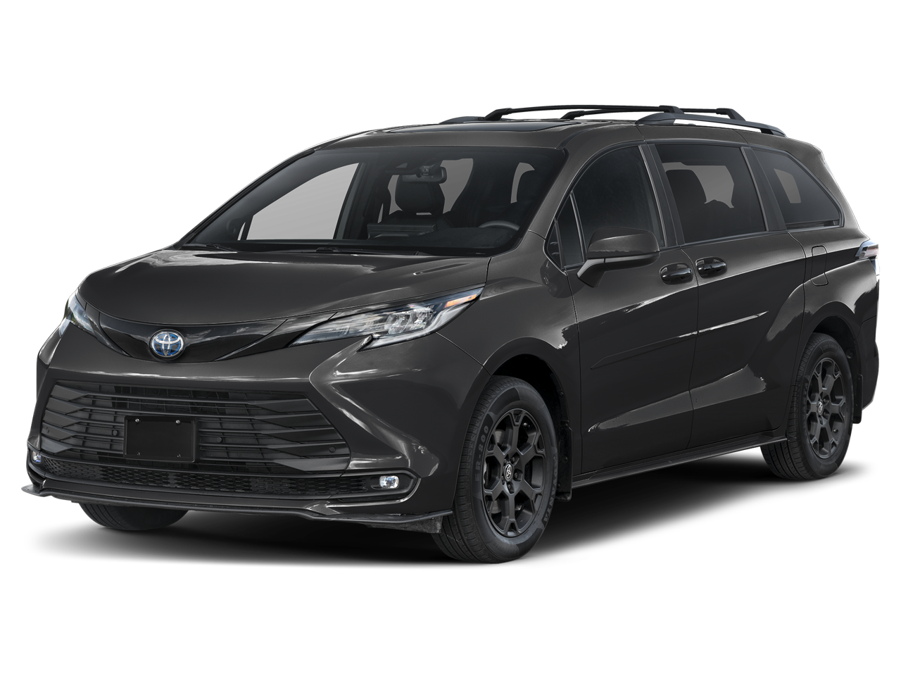 Midnight Black Metallic 2026 Toyota Sienna Woodland Edition 7-Passenger AWD Minivan All-Wheel Drive Continuously Variable Transmission