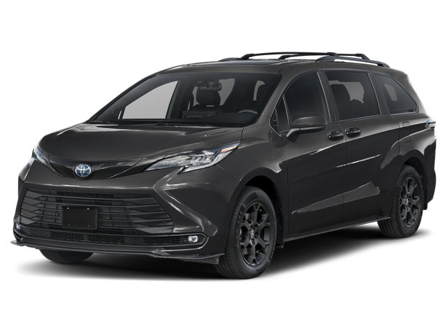 Midnight Black Metallic 2026 Toyota Sienna Woodland Edition 7-Passenger AWD Minivan All-Wheel Drive Continuously Variable Transmission