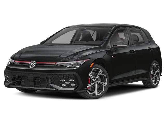 Mythos Black Metallic 2026 Volkswagen Golf GTI Hatchback Front-Wheel Drive 7-Speed Dual Clutch