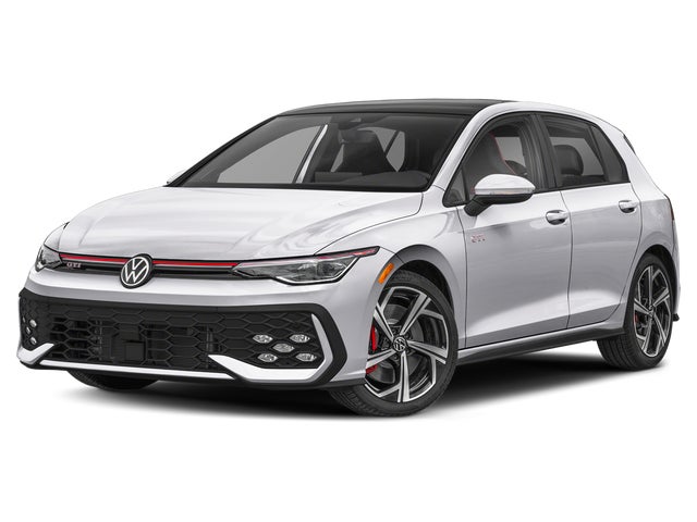 Opal White Pearl 2026 Volkswagen Golf GTI Hatchback Front-Wheel Drive 7-Speed Dual Clutch