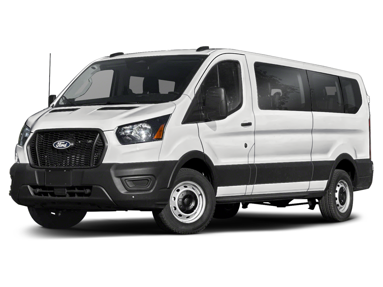 Gray 2027 Ford Transit Passenger Van All-Wheel Drive 