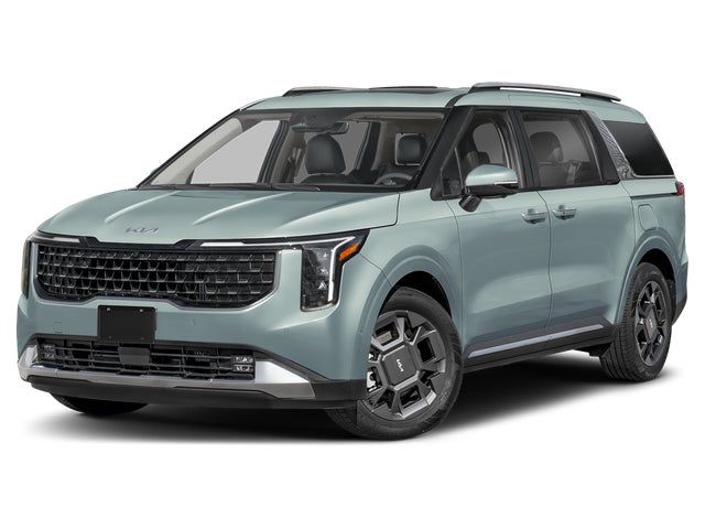 Green 2027 Kia Carnival Hybrid Minivan Front-Wheel Drive