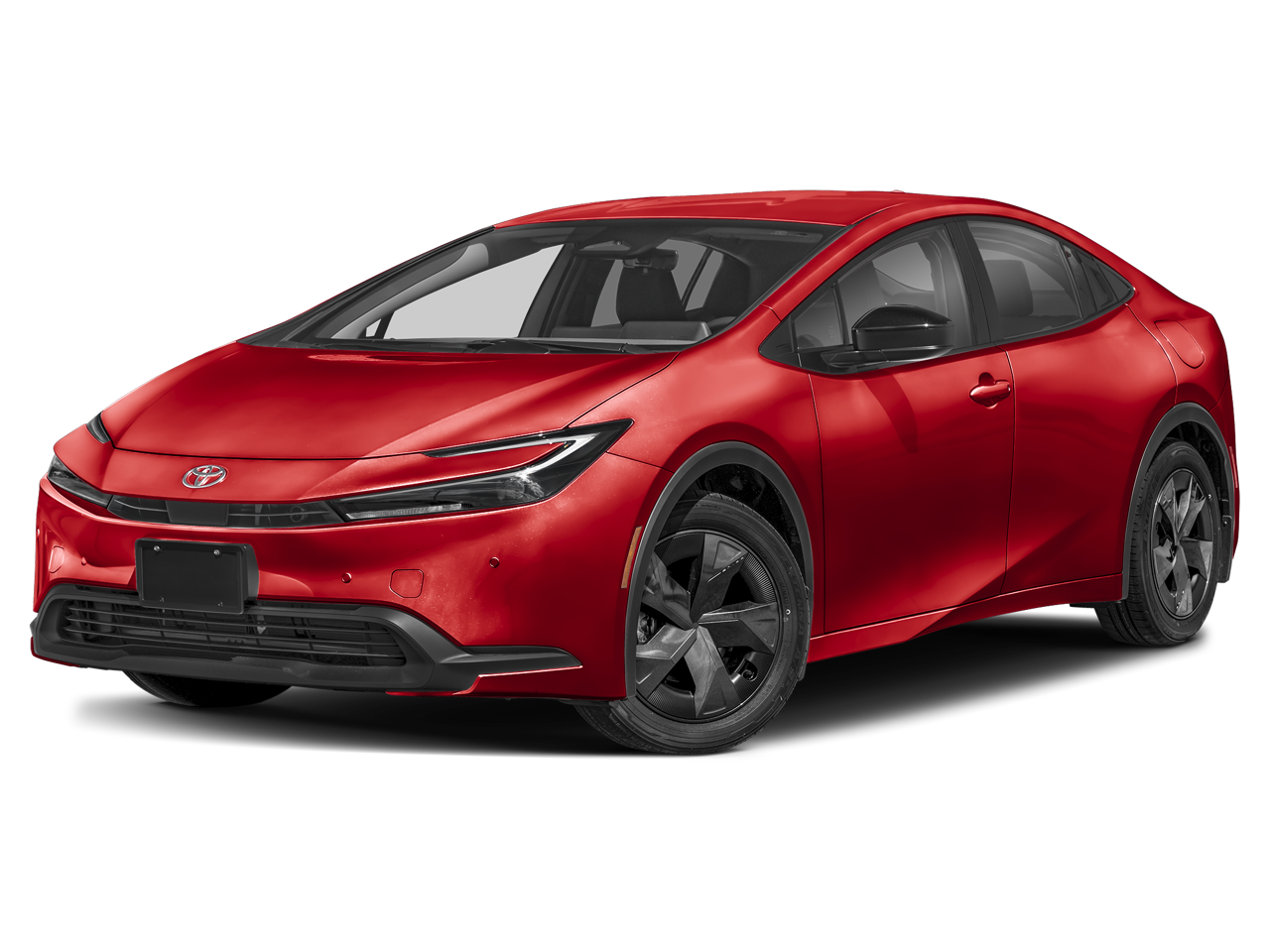 Supersonic Red 2027 Toyota Prius Hatchback Front-Wheel Drive Continuously Variable Transmission