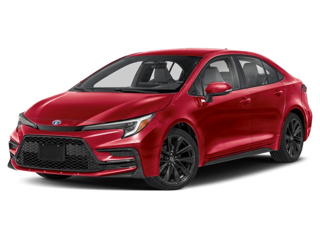Red (Ruby Flare Pearl) 2027 Toyota Corolla Hybrid Sedan All-Wheel Drive Continuously Variable Transmission