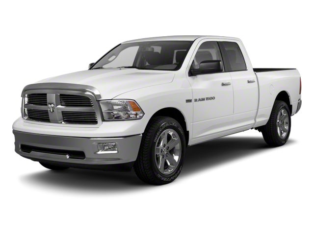 Bright White Clearcoat/Mineral Gray Metallic Cc 2010 Dodge RAM 1500 Pickup Truck Four-Wheel Drive 5-Speed Automatic