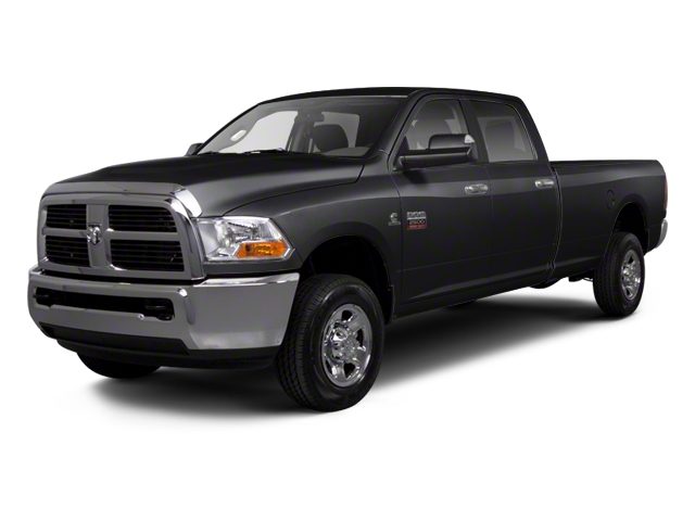 Black 2010 Dodge RAM 2500 Pickup Truck Four-Wheel Drive Automatic
