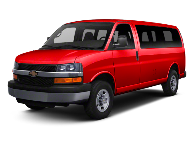 Victory Red 2011 Chevrolet Express Van Rear-Wheel Drive Automatic