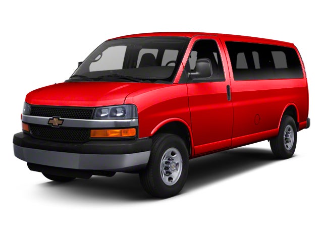 Victory Red 2011 Chevrolet Express Van Rear-Wheel Drive Automatic
