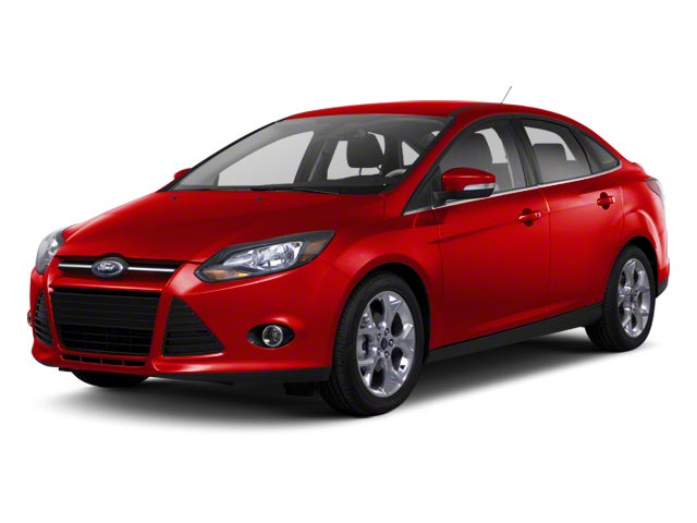 Race Red 2012 Ford Focus SEL Sedan Front-Wheel Drive 6-Speed Automatic