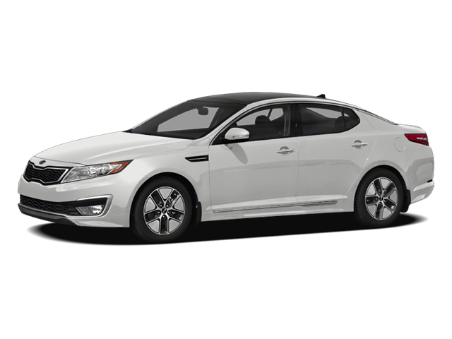 White 2012 Kia Optima Hybrid Sedan  Automatic