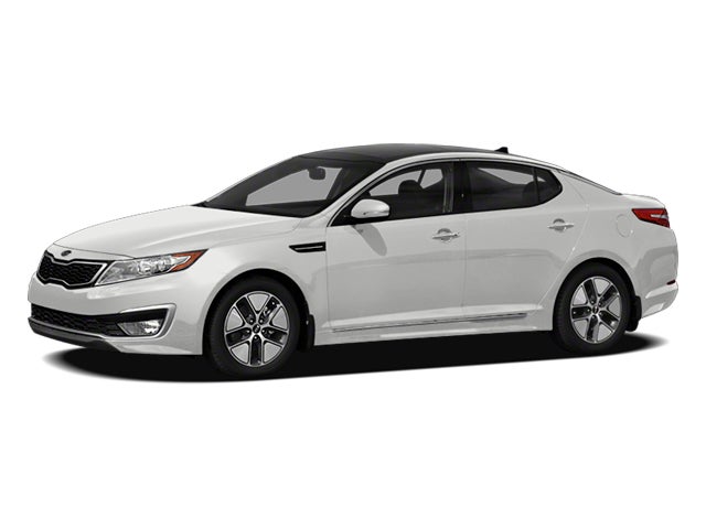 White 2012 Kia Optima Hybrid Sedan Automatic