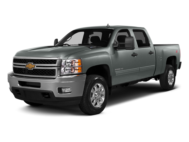 White 2014 Chevrolet Silverado 2500HD LT Crew Cab 4WD Pickup Truck Four-Wheel Drive Automatic