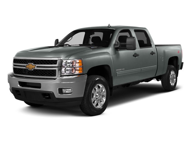White 2014 Chevrolet Silverado 2500HD LT Crew Cab 4WD Pickup Truck Four-Wheel Drive Automatic