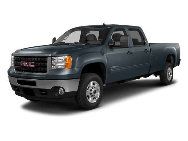 Stealth Gray Metallic 2014 GMC Sierra 2500HD SLT Crew Cab SB 4WD Pickup Truck Four-Wheel Drive 6-Speed Automatic