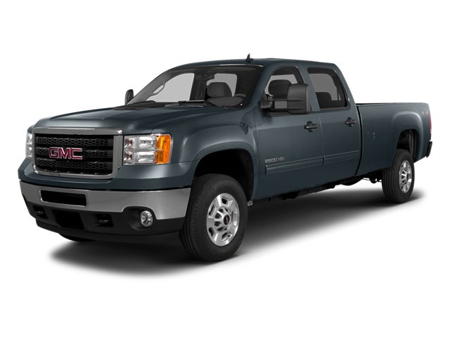 Stealth Gray Metallic 2014 GMC Sierra 2500HD SLT Crew Cab SB 4WD Pickup Truck Four-Wheel Drive 6-Speed Automatic