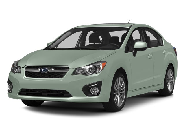 Jasmine Green Metallic 2014 Subaru Impreza Sedan All-Wheel Drive Continuously Variable Transmission