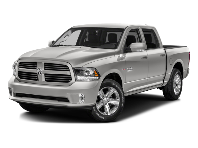 Gray 2016 RAM 1500 Pickup Truck Four-Wheel Drive Automatic