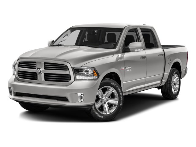 Gray 2016 RAM 1500 Pickup Truck Four-Wheel Drive Automatic