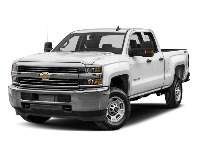 Summit White 2017 Chevrolet Silverado 2500HD Work Truck Double Cab 4WD Pickup Truck Four-Wheel Drive Automatic