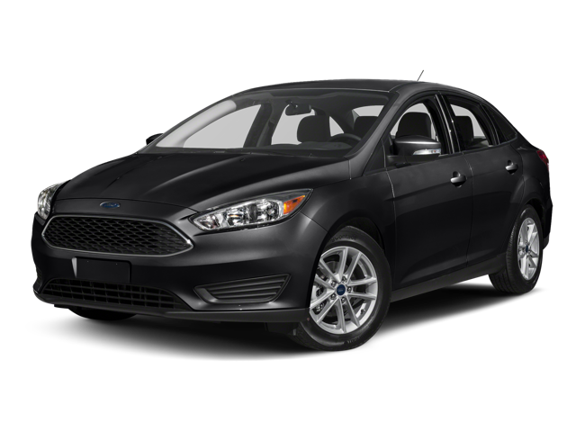 White Gold Metallic 2017 Ford Focus Sedan Front-Wheel Drive Automatic