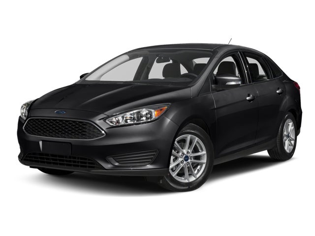 White Gold Metallic 2017 Ford Focus Sedan Front-Wheel Drive Automatic