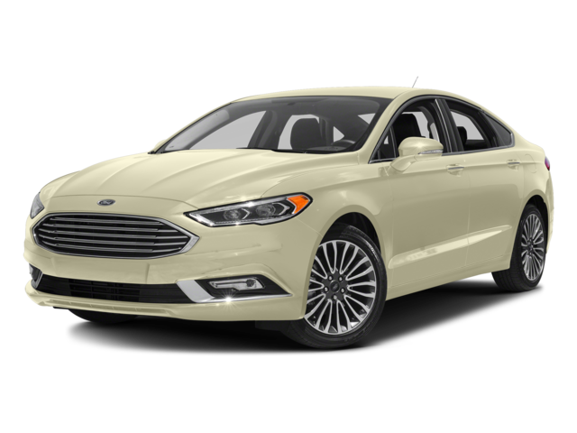 White 2017 Ford Fusion Sedan  Automatic