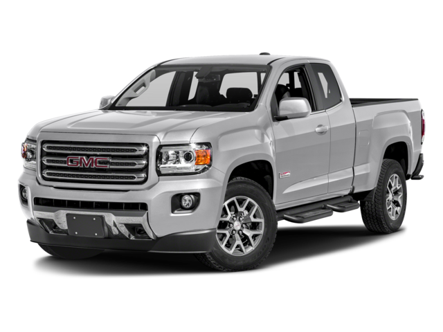 Dark Slate Metallic 2017 GMC Canyon SLE Ext. Cab LB 4WD Pickup Truck Four-Wheel Drive Automatic
